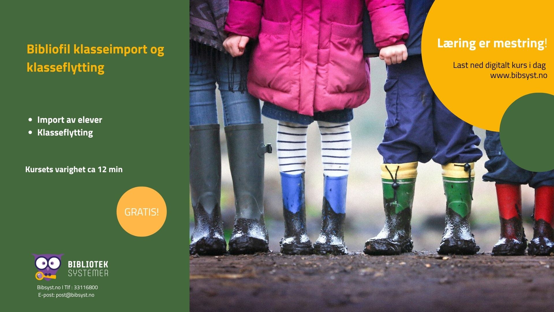 Klasseimport og klasseflytting – gratis kurs